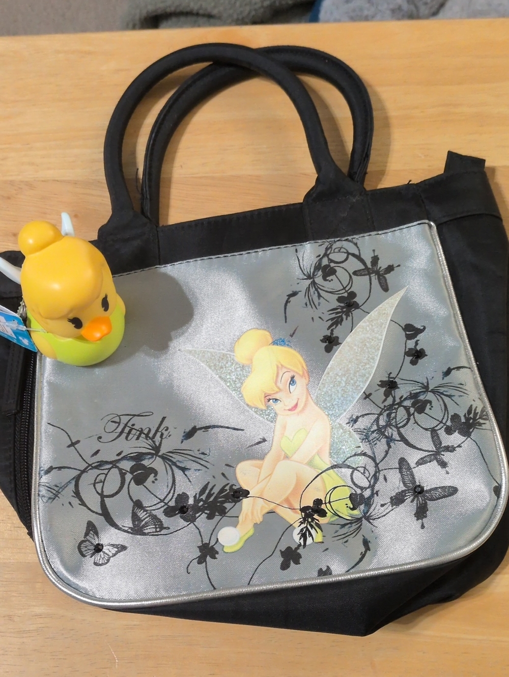 Super Cute Tinkerbell Bag With Tinkerbell Duck